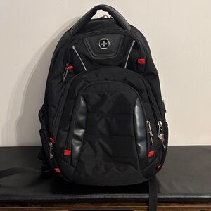 Swissdigital Design Travel Backpack, Fits 15.6" Laptops Black